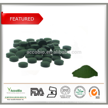 Comprimés organiques de chlorella de supplément diététique en vrac 200mg 250mg